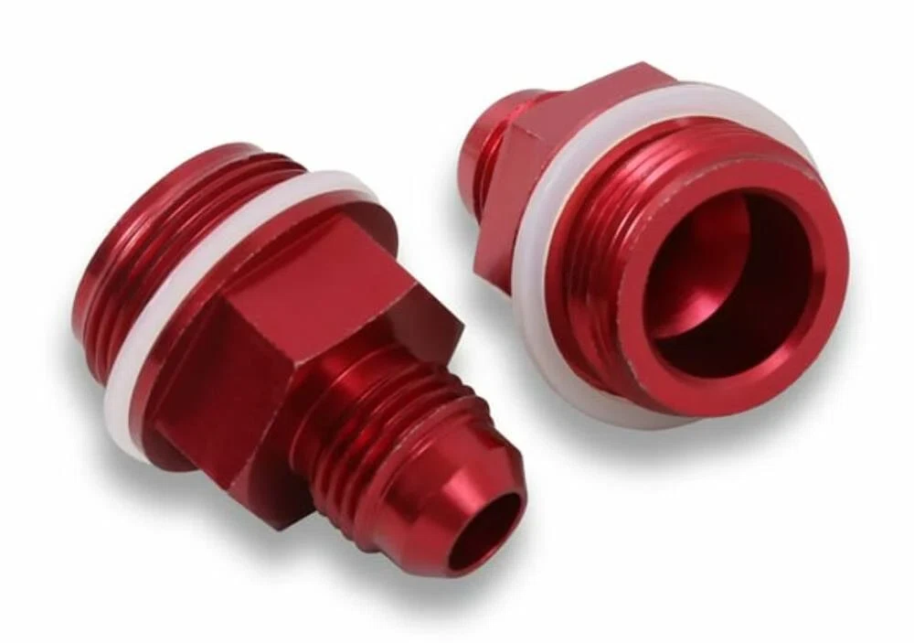 Dual Feed Fuel Line #6AN (Red) - 34-600RQFT